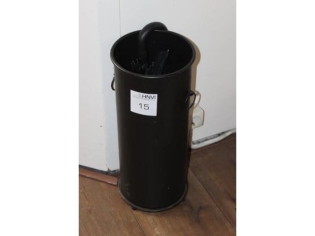 Metalen paraplubak hoogte 52 cm. - afbeelding 2 van  2