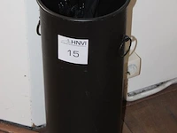 Metalen paraplubak hoogte 52 cm. - afbeelding 2 van  2
