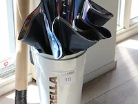 Metalen paraplubak hoogte 52 cm. - afbeelding 2 van  2
