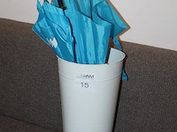 Metalen paraplubak hoogte 52 cm. - afbeelding 2 van  2