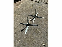 Metalen parasolvoeten (2x) - afbeelding 2 van  4