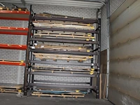 Metalen platenstelling afm. circa 350 x 156 x 400 cm, let op excl. inhoud en ophalen in overleg met hnvi - afbeelding 1 van  2