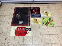 Metalen reclame borden (6x) - afbeelding 1 van  6