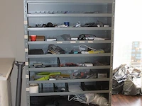 Metalen schappenkast afm. 100 x 30 x 198 cm let op! ophalen na 13:00 - afbeelding 2 van  2