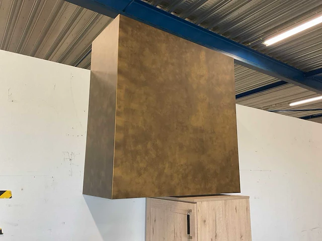 Metalen schouw voor inbouw unit afzuigkap - afbeelding 2 van  2
