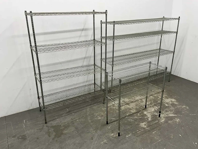 Metalen stelling (3x) - afbeelding 1 van  6