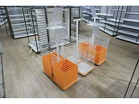 Metalen vlonder met stortmanden (6x) - afbeelding 1 van  5
