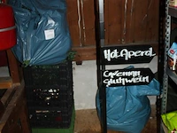Metalen wegwijzer met vijf borden en hoogte 188 cm. - afbeelding 2 van  2
