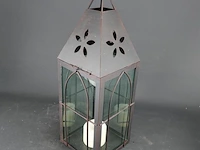 Metalen windlicht - afbeelding 2 van  5