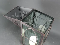 Metalen windlicht - afbeelding 4 van  5