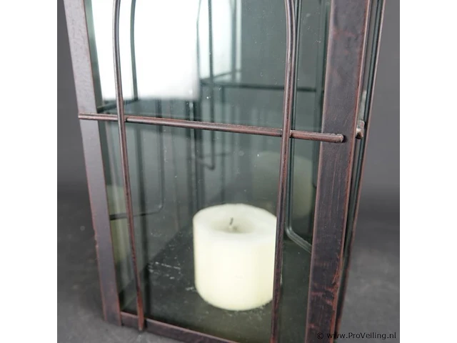 Metalen windlicht - afbeelding 5 van  5