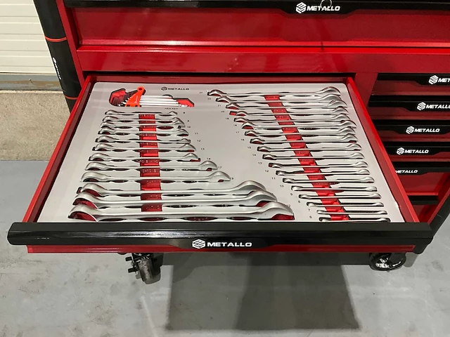 Metallo - 2025 - 12 lades - gereedschapswagen - afbeelding 27 van  28