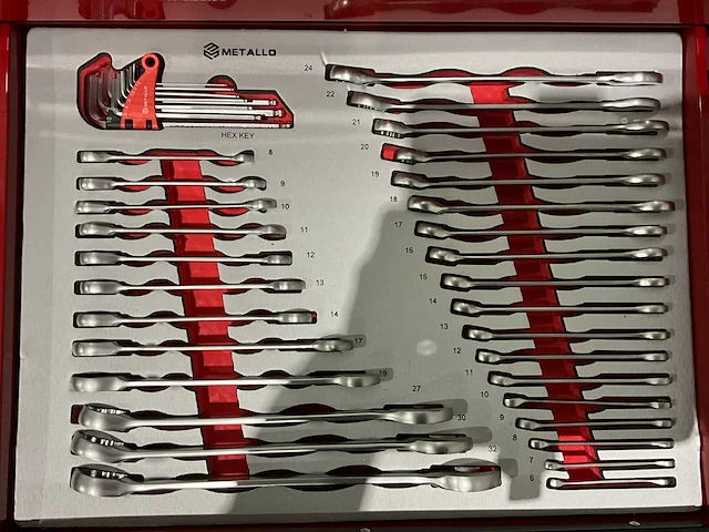 Metallo - 2025 - 12 lades - gereedschapswagen - afbeelding 28 van  28