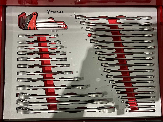 Metallo - 2025 - 12 lades - gereedschapswagen - afbeelding 28 van  28