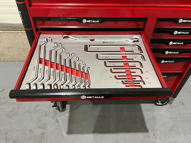 Metallo - 2025 - 12 lades - gereedschapswagen - afbeelding 10 van  28