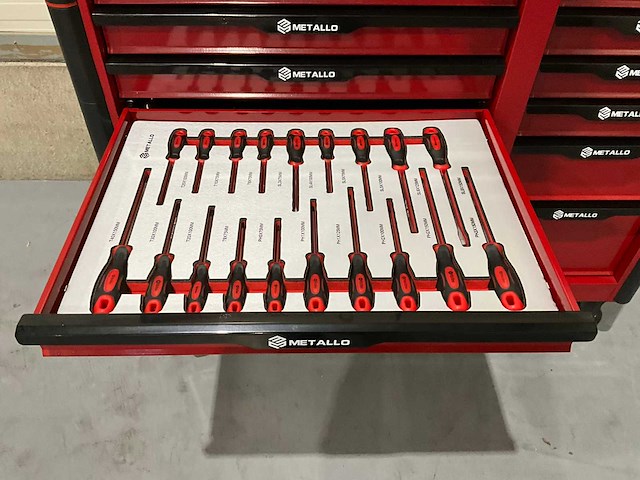 Metallo - 2025 - 12 lades - gereedschapswagen - afbeelding 6 van  28