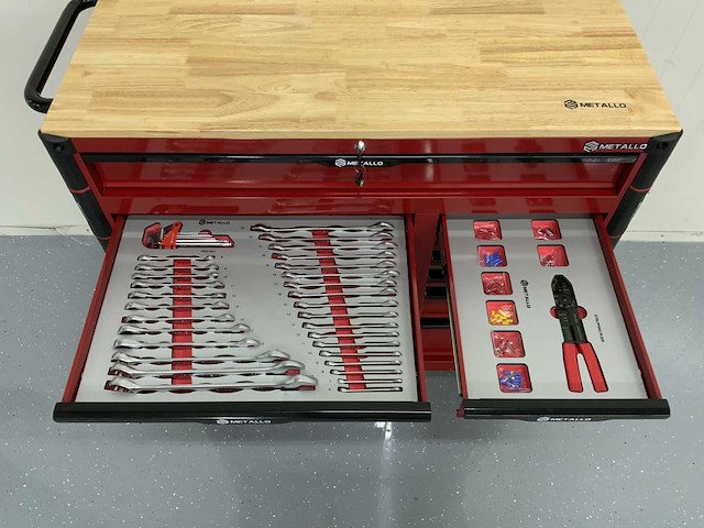 Metallo - gereedschapswagen 13 laden - 470 delig - afbeelding 3 van  14