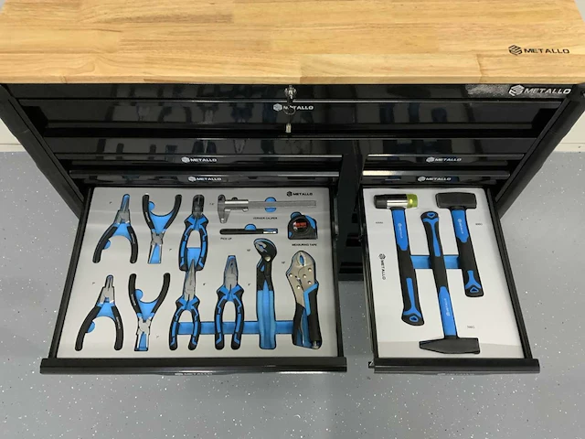 Metallo - xxxl 13 laden - gereedschapswagen - afbeelding 2 van  14