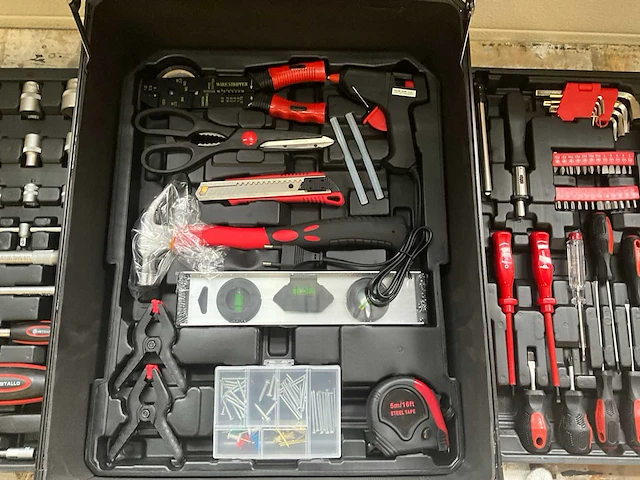 Metallo 599 delig gereedschapskoffer - afbeelding 4 van  9