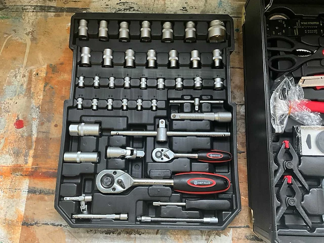 Metallo 599 delig gereedschapskoffer - afbeelding 5 van  9