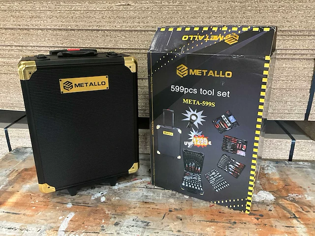 Metallo 599 delig gereedschapskoffer - afbeelding 1 van  9