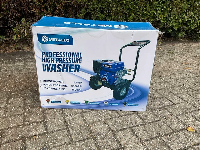 Metallo bt-150 professionele hogedrukreiniger - afbeelding 1 van  4