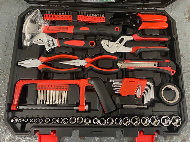 Metallo meta- 156w gevulde gereedschapskoffer - afbeelding 4 van  6