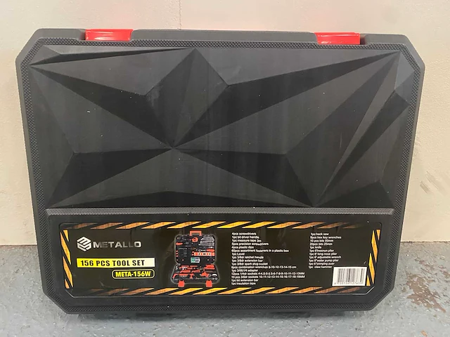 Metallo meta- 156w gevulde gereedschapskoffer - afbeelding 5 van  6