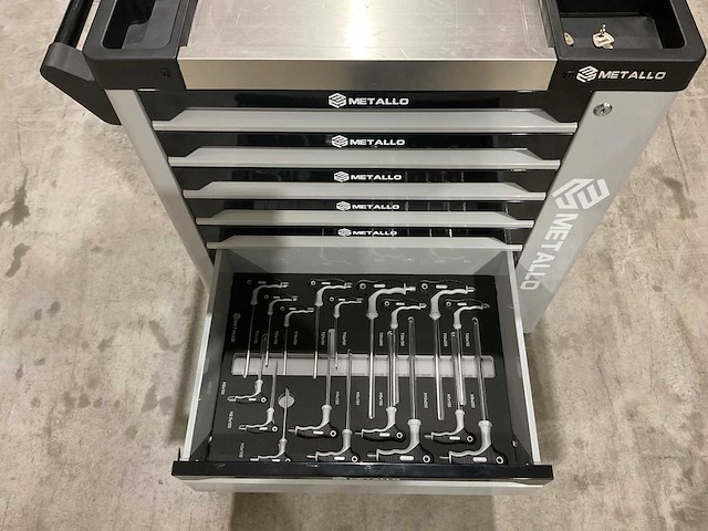 Metallo meta-7hs6g 2024-7 xxl edition gereedschapswagen - afbeelding 19 van  20