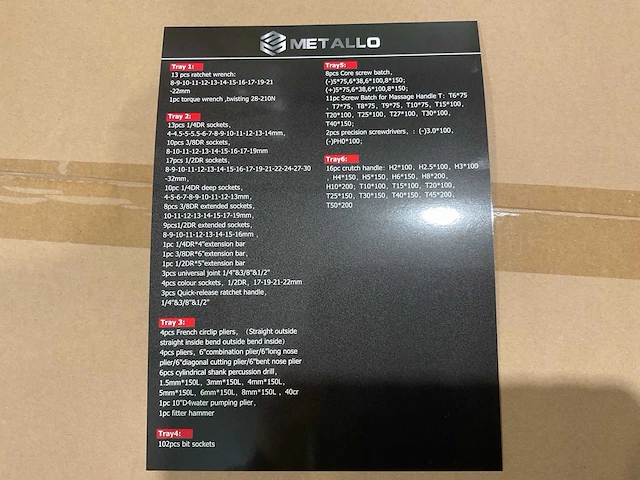 Metallo meta-7hs6g 2024-7 xxl edition gereedschapswagen - afbeelding 13 van  20