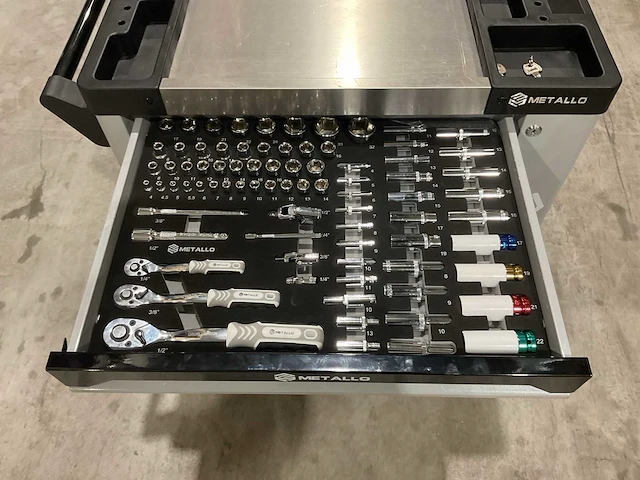 Metallo meta-7hs6g 2024-7 xxl edition gereedschapswagen - afbeelding 14 van  20