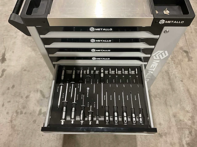 Metallo meta-7hs6g 2024-7 xxl edition gereedschapswagen - afbeelding 18 van  20
