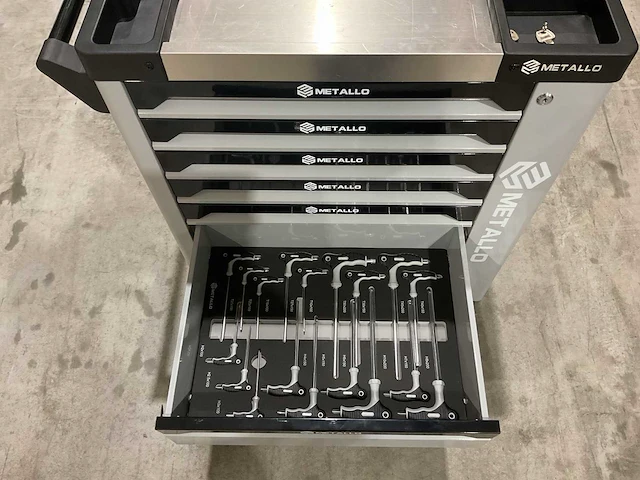 Metallo meta-7hs6g 2024-7 xxl edition gereedschapswagen - afbeelding 19 van  20