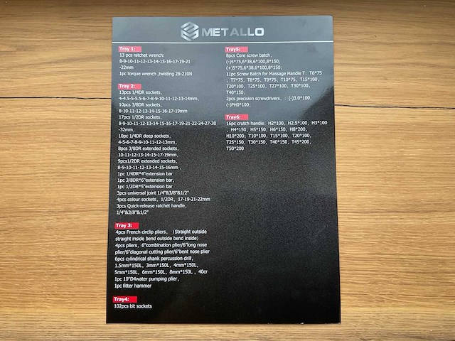 Metallo meta-7hs6g 2024-7 xxl edition gereedschapswagen - afbeelding 13 van  21