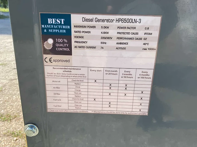 Metallo meta-dg5000w stroomgenerator - afbeelding 9 van  10