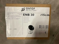 Metaloterm - ontop enb 30 - rvs 30gr. bocht - afbeelding 2 van  2