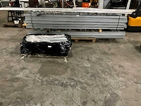 Metalsistem s1 / s2 legbordstelling 14,5 meter, 12 secties (305cm hoog) v.v. italscale fusalluminio ladder met rail - afbeelding 4 van  11