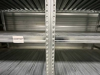 Metalsistem s1 / s2 legbordstelling 14,5 meter, 12 secties (305cm hoog) v.v. italscale fusalluminio ladder met rail - afbeelding 8 van  11