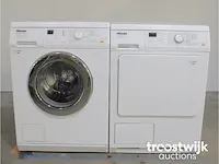 Meteor 3261 softtronic wasmachine & miele t 4463 c softcare system droger