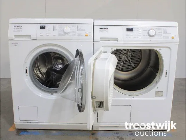 Meteor 3261 softtronic wasmachine & miele t 4463 c softcare system droger - afbeelding 2 van  8