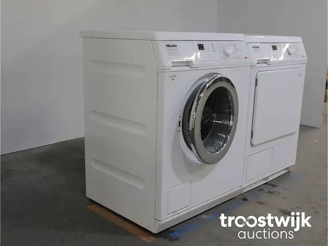 Meteor 3261 softtronic wasmachine & miele t 4463 c softcare system droger - afbeelding 4 van  8
