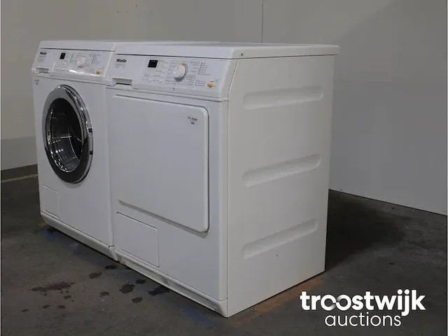 Meteor 3261 softtronic wasmachine & miele t 4463 c softcare system droger - afbeelding 7 van  8