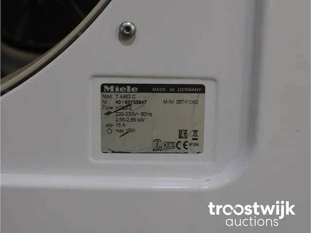 Meteor 3261 softtronic wasmachine & miele t 4463 c softcare system droger - afbeelding 8 van  8