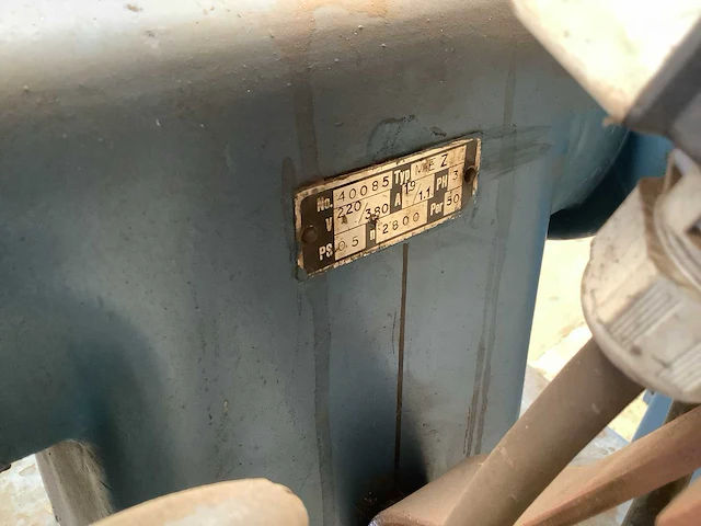 Meteor mez werkbankslijpmachine inclusief afvoerton. - afbeelding 5 van  5