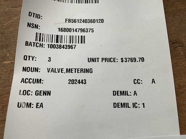 Metering valve - afbeelding 7 van  7