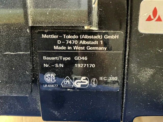 Metler toledo bedieningspaneel met bonprinter - afbeelding 6 van  6