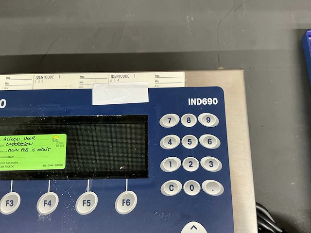Metler toledo ind690 panel display - afbeelding 4 van  5