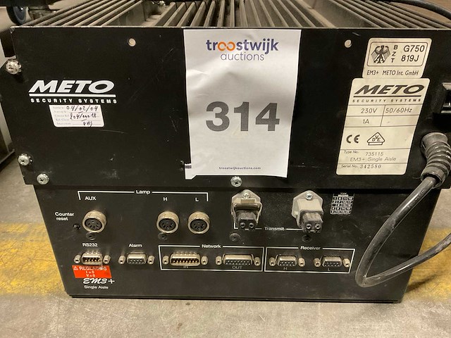 Meto em3+dual aisle security system - afbeelding 2 van  4