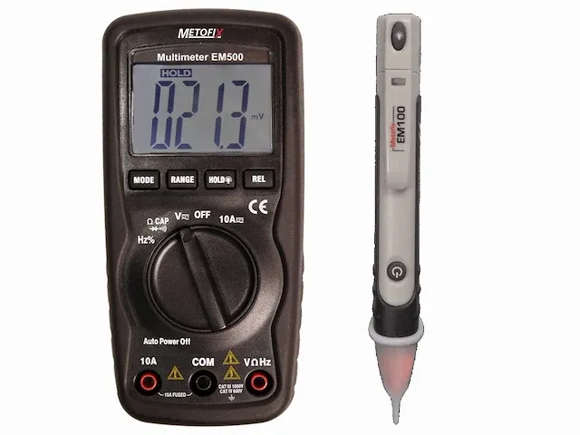 Metofix - em500 / em100 - digitale multimeter auto-range system - afbeelding 1 van  8