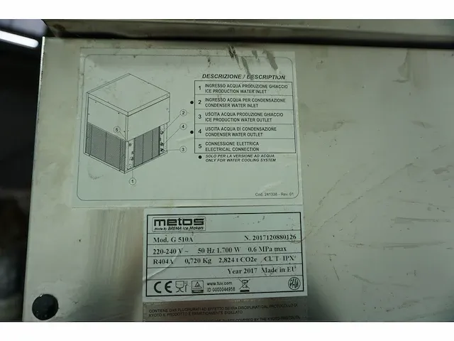 Metos - g 510a - crushed ijsmachine - afbeelding 2 van  9